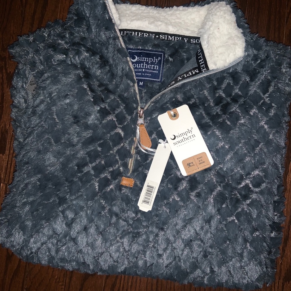 Simply Southern quarter zip sweater